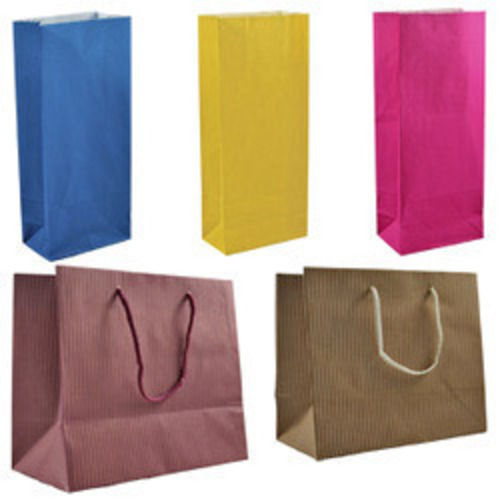 Elegant Look Graceful Design Vibrant Colors Kraft Paper Bag