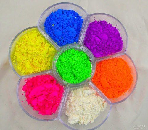 Fluorescent Pigments For Idols Coloring With 10-25 Kg Packaging, Multi Color