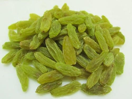 Common Good For Health Loose Green Long Sweet Raisins, Size: 1-15 Kg, Packaging Type: Vacuum Bag,Tin