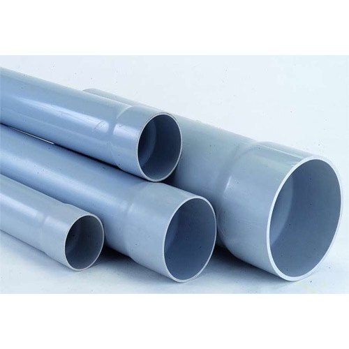 Leak Proof Heavy Duty And Long Durable Round Grey PVC Agricultural Pipe