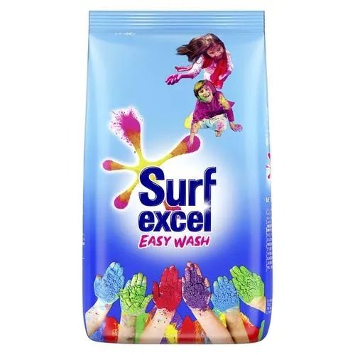 Pack Of 1 Kg Blue Colour Powder Form Stain Remover Surf Excel Easy Wash Detergent Powder