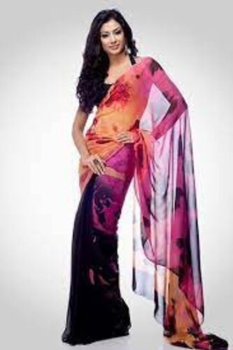 Floral Print Saree • Anaya Designer Studio | Sarees, Gowns And Lehenga Choli