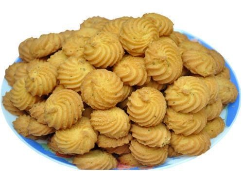 1 Kilogram Packaging Size Round Brown Crispy And Salty Bakery Biscuits 