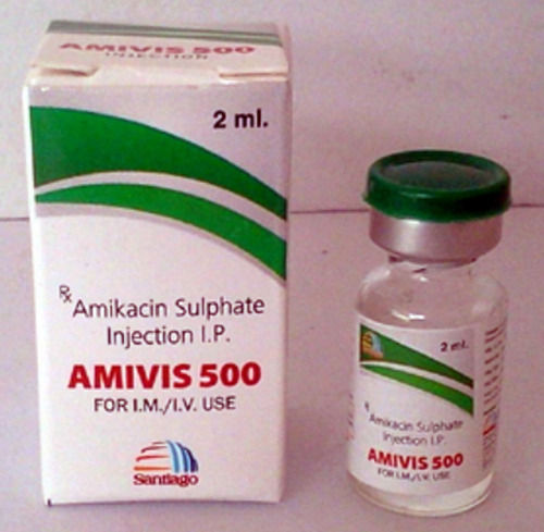 Amivis 500 Amikacin Sulphate Antibiotic Injection, 2 ML