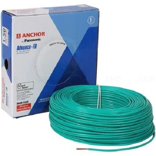 Blue 90 Meter Length 1.50Sqmm Heat Resistant Anchor Panasonic Advance Pvc Wire  Application: Industrial