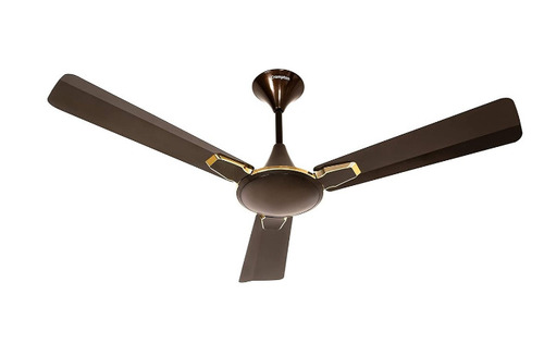 भूरा और सुनहरा एल्युमिनियम ब्लेड मटीरियल 1200 एमएम स्वीप साइज सीलिंग फैन ब्लेड डायमीटर: 600 मिलीमीटर (एमएम)