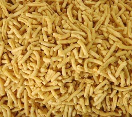 Deep-Fried Traditional Spicy And Hot Delightful Besan Masala Sev Namkeen