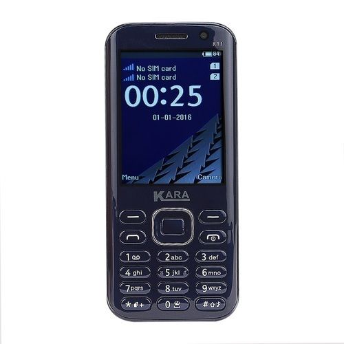 Easy To Use, Long Battery Life And Sturdy Structure Kara K11 Blue Color Keypad Mobile