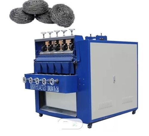 Customized High Productivity Automatic Spiral Scouring Pad Making Machine With 1 Year Of Warranty