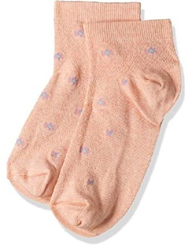 Lightweight And Comfortable Skin Friendly Peach Printed Cotton Socks For Unisex