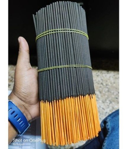 Charcoal Made With Herbal Natural Ingredients Black Raw Round Bamboo Agarbatti For Religious.