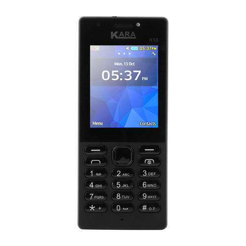 Black Portable And Easy To Operate Kara K13 Keypad Mobile Phone, Display : 2.4" Colored Screen Display