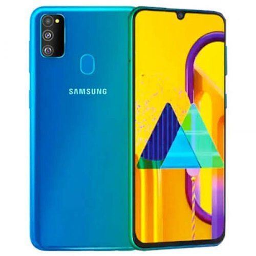 सफायर ब्लू वेल डिज़ाइन किया गया अच्छी क्वालिटी का सुपर वर्किंग Samsung Galaxy M30S डिज़ाइन: रोटेटेबल 