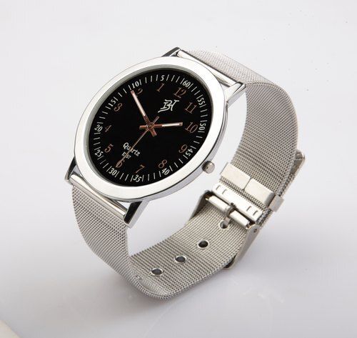 unisex waterproof silicone chronograph date display round quartz analog wrist watch 019