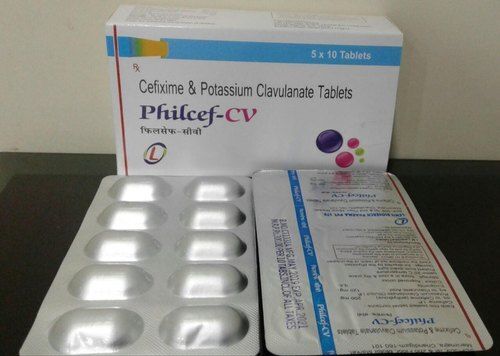  Cefixime & Potassium Clavulanate Tablets,5x10 Tablets