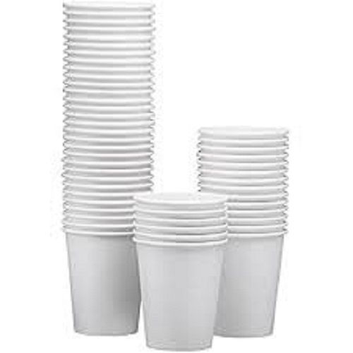 100 Ml Capacity Plain White Disposable Party And Events Uses Paper Cup