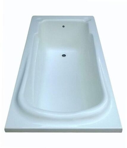 Rectangular White Creamic Bathtub