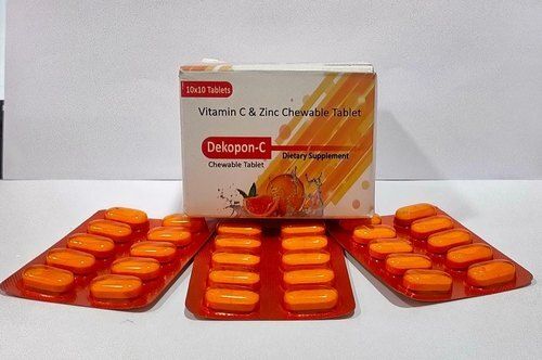 Dekopon - C Vitamin C And Zinc Chewable Tablets Recommended For: Doctor