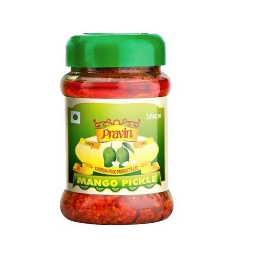 Fresh Tasty Natural Uniformly Cut Pieces Spicy Pravin Mango Pickle ,500g