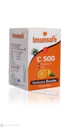 Imunsafe 500 Vitamin D And Zinc Chewable Tablets Recommended For: Doctor