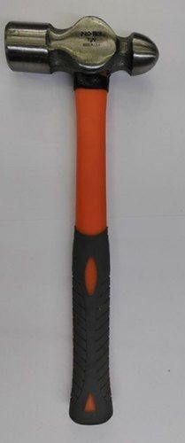Iron Orange And Grey Color Ball Pein Hammer With Fiber Handle