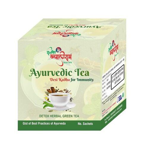 Silver Natural Refreshing Antioxidant And Healthy Ayurvedic Green Tea