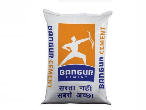 Pack Of 50 Kilogram Manufactured Sand Grey Bangur Cement 