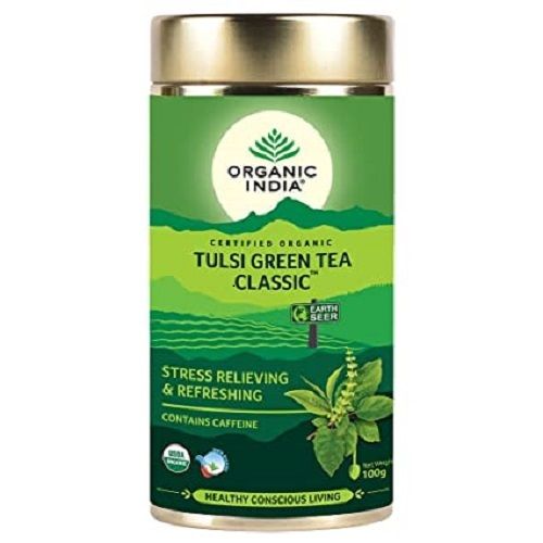Refreshing Healthy Natural Antioxidant And Chemical Free Tulsi Green Tea