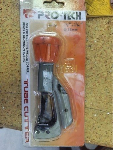 6 Inch Size Tube Cutter With Stainless Steel Body And Orange Color Handle