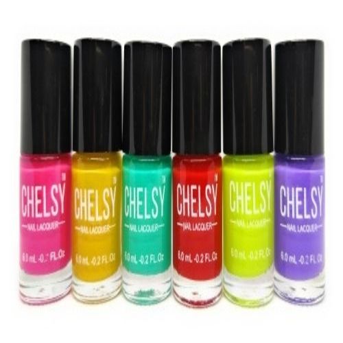 6ml Safe To Use Chelsy Metallic Different Shades Nail Polish 
