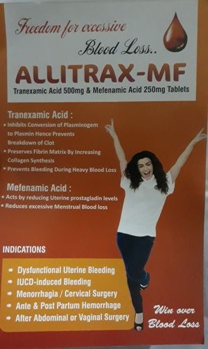 Allitrax-mf Tablets (Tranexamic Acid 500mg & Mefenamic Acid 250mg)