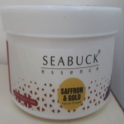 White Anti-Aging Men Day Time Used Seabuck Essence Safron And Gold Facial Cosmetic Cream