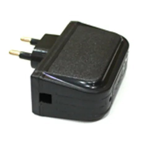 Black Plastic Mobile Charger - 1 Meter Length, 12V Output, 2A Current | Dual Charging Capability, Compatible with Multiple Devices, Black and White AMOLED Display