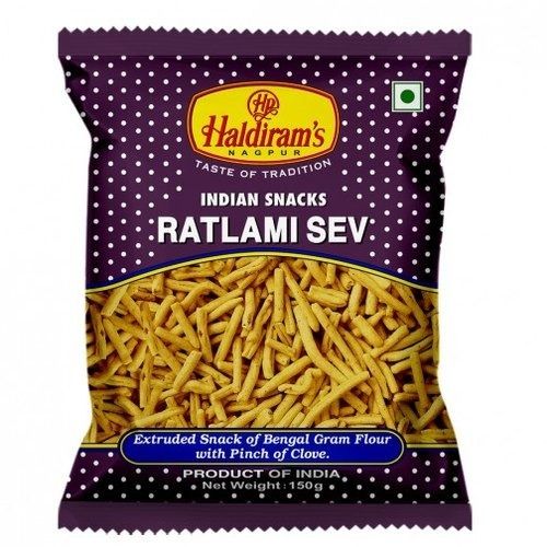 Haldirams Bikaneri Famous Hot-N-Spicy Extruded Indian Snack Type Ratlami Sev Shelf Life: 14 Months