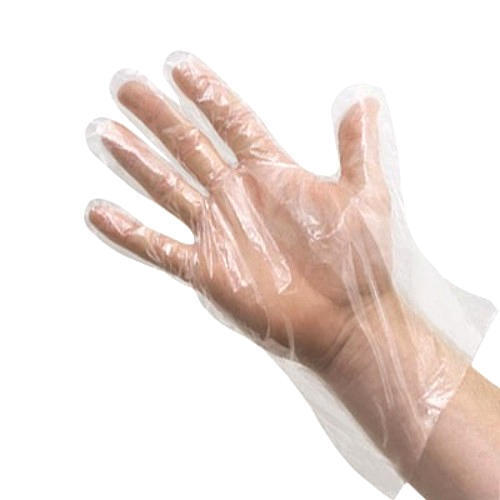 Plain Disposable Plastic Hand Gloves For Beauty Salon And Cleaning