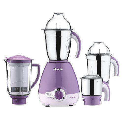 White High-Quality Mixing Grinding Performance Preethi Mixer Grinder, 600 Watt