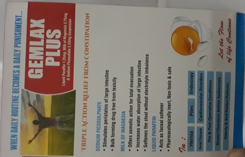 Picusulfate Paraffin Syrup