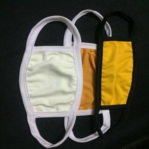 Transparent Triple Layer Stretchable And Soft Fabric Designer Face Masks With Ear Loop