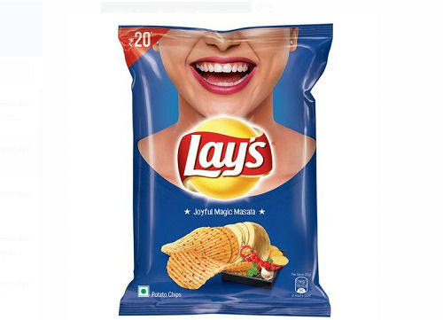 Yummy And Tasty Delicious Crispy Crunchy Joyful Magic Masala Lays Potato Chips  Packaging Size: Packet