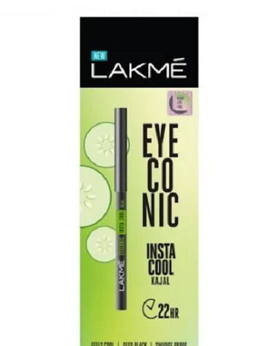 0.35 Gm Smudge Proof Matt Black Lakme Eye Conic Insta Cool Kajal