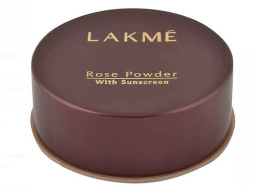 Glitter Effect Pack Of 40 Gm Size Pink Colour Lakme Rose Powder With Sunscreen For Women