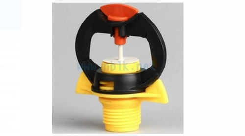 75 ग्राम वजन का पीला और काला प्लास्टिक वाटर स्प्रिंकलर कृषि के लिए उपयोग: 12.5 सेंटीमीटर (सेमी)