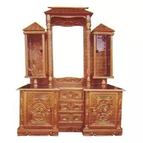 Stylish And Designer Brown Wooden Dressing Table