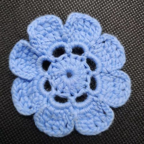 Embroidery Fabric Knitting Flowers Design Appliques For Clothes, Dress And Scarf