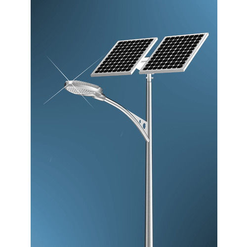 White Energy Efficient Cost Effective Sleek Modern Design Solar Powered Led Street Light 