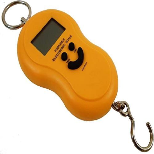 Yellow Nightstar Multipurpose Electronic 40 Kg Digital Weighing Scale Lcd Display Hanging Hook Luggage Weight Machine (Yellow)