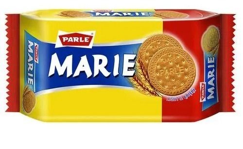 Pack Of 250 Gm Round Shape Light And Crispy Taste Parle Marie Biscuits For Tea Fat Content (%): 10 Percentage ( % )