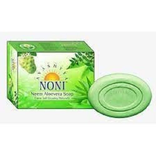 Oval Shape Green Neem And Aloe Vera Bath Soap With 80 Gram Box Packaging  Gender: Female