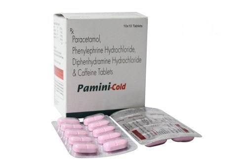 Paracetamol Phenylephrine Hydrochloride Diphenhydramine Hydrochloride Caffeine Tablets