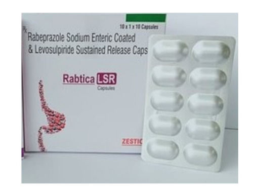 Rabtica Lsr Capsules Rabeprazole Sodium Enteric Coated And Levosulpiride Sustained Packaging Size 10 X 3 X 10 Capsules 